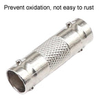 10pcs BNC Female To Female Straight Through Adaptor Surveillance Dual Pass-Through Connector, Female To Female