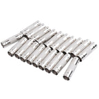 10pcs BNC Female To Female Straight Through Adaptor Surveillance Dual Pass-Through Connector, Female To Female