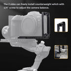 Universal Camera L Shape Bracket Quick Release Plate for Camera RSC2 / RS3 Stabilizers, L-450 Black, L-450 Red, L-450 Blue, L-440 Black, L-440 Red, L-440 Blue