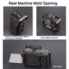 For Sony FX30 FX3 Camera JLWIN Protection Cage Stabilizer Rig, Only Top Board, Only Rabbit Cage, Rabbit Cage + Top Board