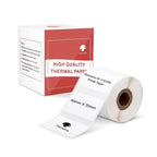For Phomemo M110 / M200 300pcs /Roll 20x40mm Square Self-Adhesive Thermal Labels On White Background, 300pcs /Roll 20x40mm