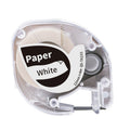 For Phomemo P12 / P12 Pro 12mm x 4m Consumables Label Ribbon, Black Word On White Thermal Paper, Black Word On White Synthetic Paper, Black Word On White Thermal Transfer, Black Word On Transparent Synthetic Paper                                       ...