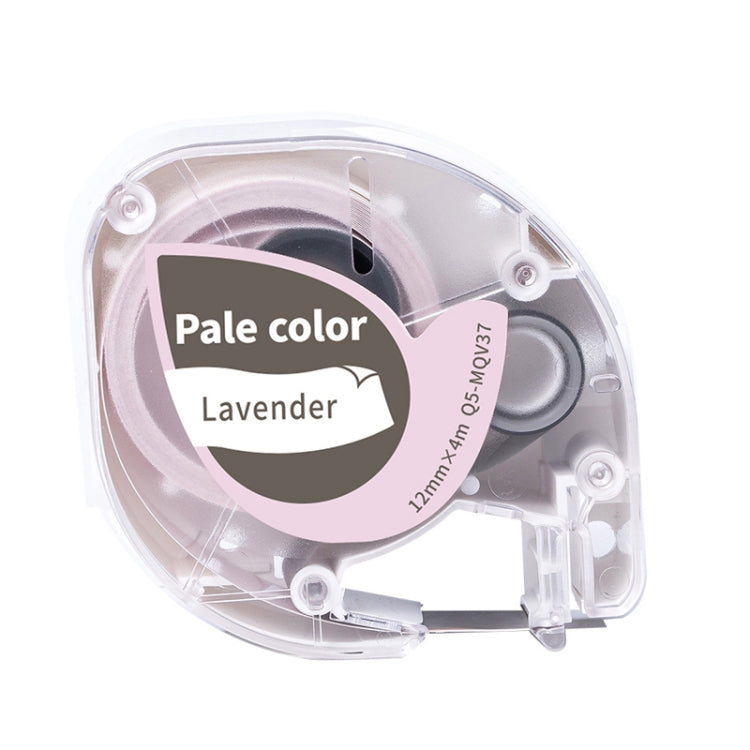 For Phomemo P12 / P12 Pro 12mm x 4m Consumables Label Ribbon, Black Word On White Thermal Paper, Black Word On White Synthetic Paper, Black Word On White Thermal Transfer, Black Word On Transparent Synthetic Paper                                       ...