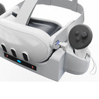 For Meta Quest 3 VR Helmet Charging Base Wall-mounted Fast Charging Rack With LED Indicator