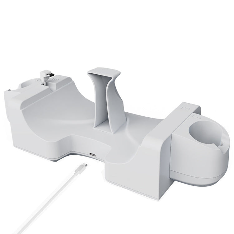 For Meta Quest 3 VR Helmet Charging Base Wall-mounted Fast Charging Rack With LED Indicator