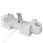 For Meta Quest 3 VR Helmet Charging Base Wall-mounted Fast Charging Rack With LED Indicator
