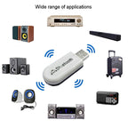 B10 Dual Output USB Wireless Bluetooth Audio Receiver AUX Bluetooth Adapter
