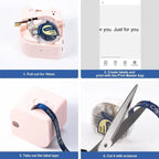 For Phomemo P12 / P12 Pro 12mm x 2m Thermal Transfer Label Ribbon, Label Ribbon(Black Word On Sky Blue), Label Ribbon(Black Word On Pink), Label Ribbon(Gold Word On White)