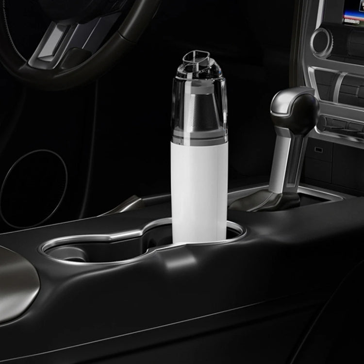Mini Portable Detachable Wireless Handheld Powerful Car Vacuum Cleaner, Plastic Filter (White), Metal Filter (White), Plastic Filter (Black), Metal Filter (Black)