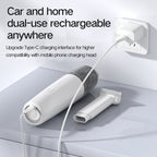 Mini Portable Detachable Wireless Handheld Powerful Car Vacuum Cleaner, Plastic Filter (White), Metal Filter (White), Plastic Filter (Black), Metal Filter (Black)