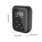 Multifunctional Portable Car Electric Wireless Tire Inflator Pump, Mechanical Button, Touch Screen Button