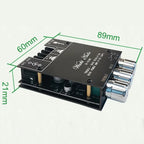 ZK-502MT 50W x 2 2.0 Stereo Bluetooth Audio Digital HIFI Power Pipe Module, ZK-502MT