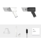 Portable Handheld USB Charging Car Vacuum Cleaner, Wired White, Wired Black, Wireless White, Wireless Black