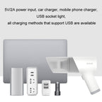 Portable Handheld USB Charging Car Vacuum Cleaner, Wired White, Wired Black, Wireless White, Wireless Black