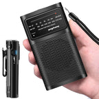 J-180 Portable Pointer FM/AM Two-Band Radios With Carrying Clip, Regular Version