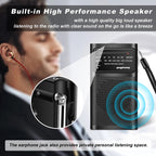 J-180 Portable Pointer FM/AM Two-Band Radios With Carrying Clip, Regular Version