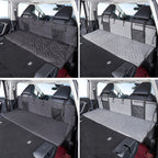 Car Camping Bed Folding Board SUV Rear Row Extension Board For Tesla, Gray, Black, Gray Embossed, Black Embossed