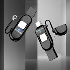 Lenovo Thinkplus TFU301 Dual Interface Type-C+USB Fingerprint Encrypted USB Flash Drive, TFU301 32G, TFU301 256G