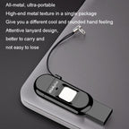 Lenovo Thinkplus TFU301 Dual Interface Type-C+USB Fingerprint Encrypted USB Flash Drive, TFU301 32G, TFU301 256G