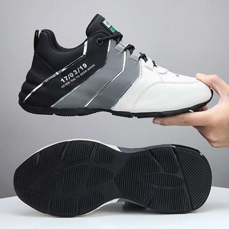 Men Waterproof Leather Soft Sole Shoes Lightweight Travel Casual Breathable Footwear, 39, 40, 41, 42, 43, 44