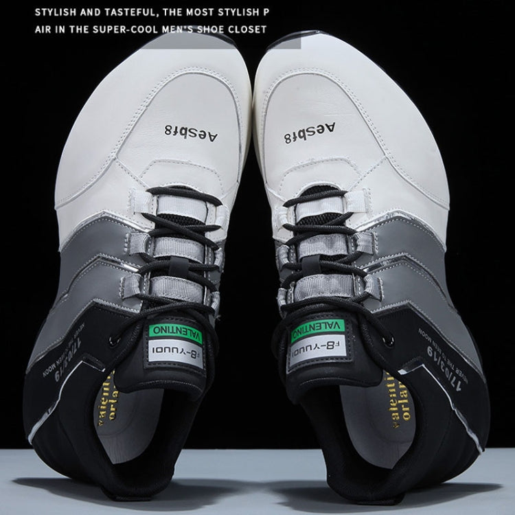 Men Waterproof Leather Soft Sole Shoes Lightweight Travel Casual Breathable Footwear, 39, 40, 41, 42, 43, 44