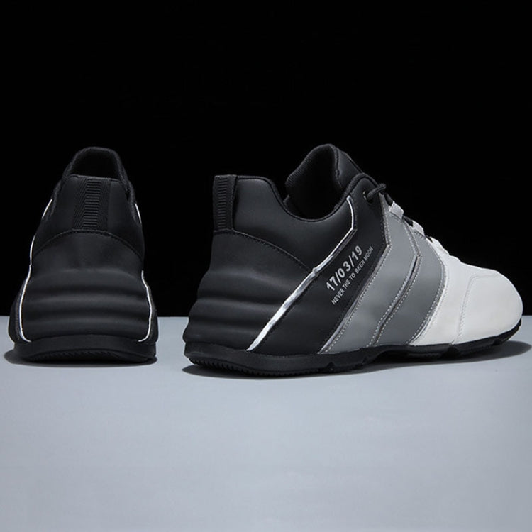 Men Waterproof Leather Soft Sole Shoes Lightweight Travel Casual Breathable Footwear, 39, 40, 41, 42, 43, 44