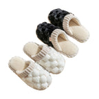 Wnter Women Cotton Slippers Home Couples Floor Slippers Non-Slip Warm Plush Shoes, 36-37, 38-39, 40-41