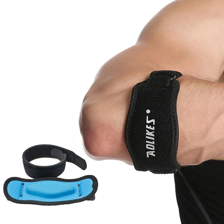 Aolikes  Adjustable Elbow Support Basketball Tennis Elbow Pads, A- 7949 Blue Inner, A- 7949 Red Inner, A- 7949 Dark Gray Inner