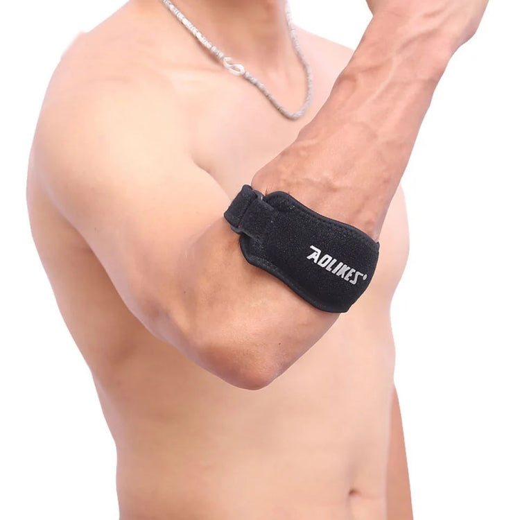 Aolikes  Adjustable Elbow Support Basketball Tennis Elbow Pads, A- 7949 Blue Inner, A- 7949 Red Inner, A- 7949 Dark Gray Inner