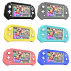 For Nintendo Switch Lite Full Cover Protective Shell TPU Console Case, Pink, Black, Gray