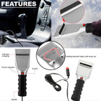 12V Multifunctional Heated Car Snow Shovel Winter Snow Removal Tools