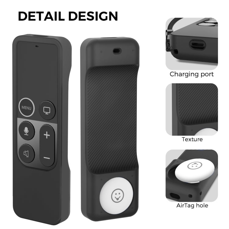 AhaStyle PT157 Remote Control Tracker 2 In 1 Silicone Protective Cover, PT157 (Black), PT157 (Pink), PT157 (Midnight Blue)