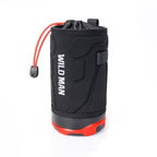 WILD MAN R1 1L Mountain Bike Water Bottle Bag Scooter Handlebar Tool Kit, Dark Grey, Black Red, Black Green, Dark Blue