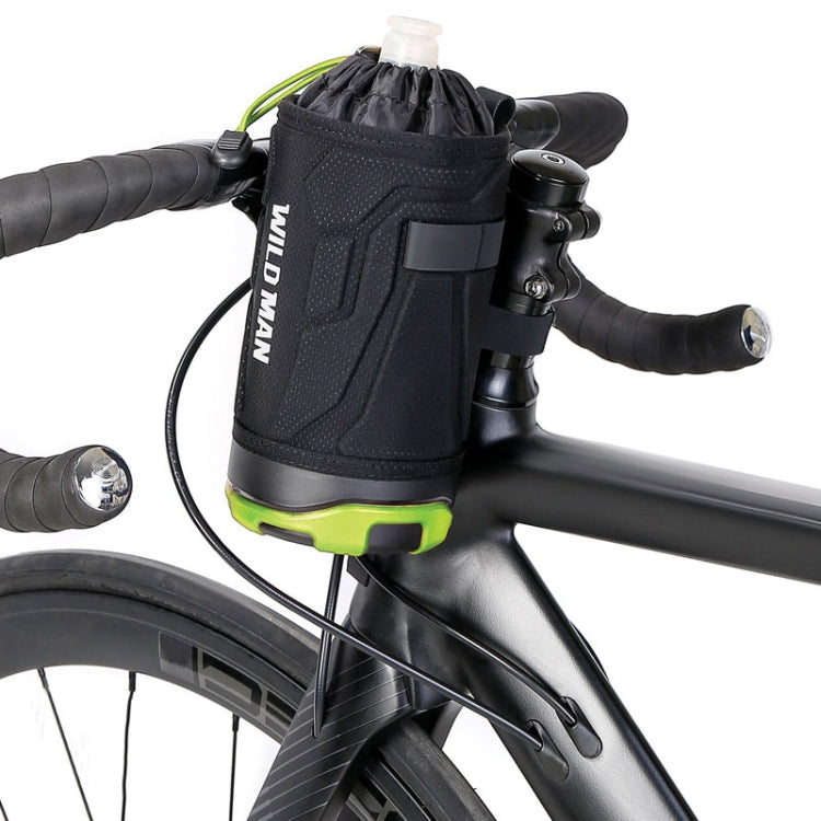 WILD MAN R1 1L Mountain Bike Water Bottle Bag Scooter Handlebar Tool Kit, Dark Grey, Black Red, Black Green, Dark Blue