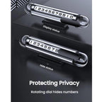 Hidden Roller Temporary Number Parking Sign Metal Safety Hammer