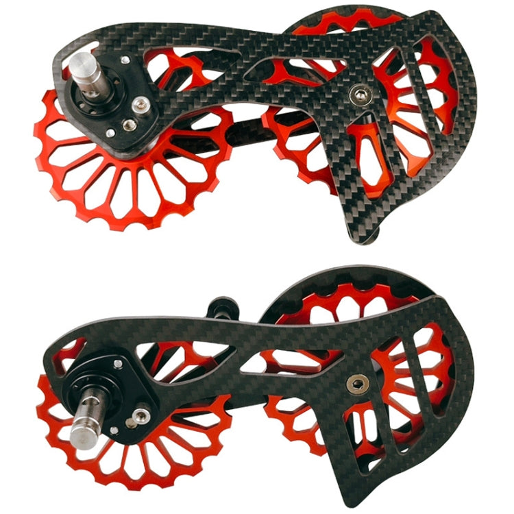 Carbon Fiber Guide Wheel For Road Bike Bicycle Bearing Rear Derailleur Guide Wheel Parts, SD1 Black, SD1 Red, SD2 Black, SD2 Red, SD3 Black, SD3 Red, SD4 Black, SD4 Red, SD5 Black, SD5 Red, SD6 Black, SD6 Red