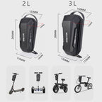 WILD MAN Scooter EVA Hard Shell Front Bag Folding Bicycle Quick Release Hanging Bag, GD9X 2L, GD9X Plus 3L