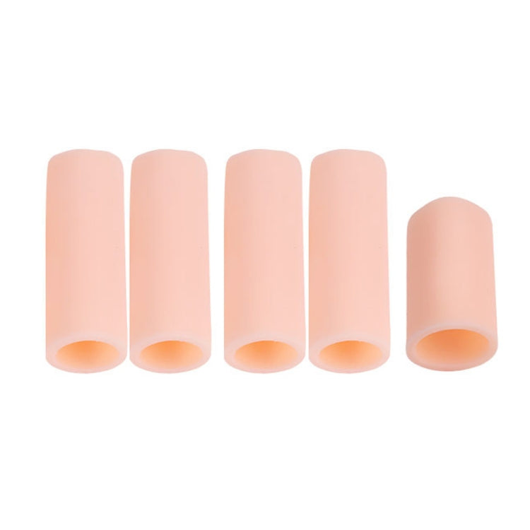5pcs/Set Gel Finger Cots Hand Joint Crack Protector, Open Style Skin Tone, Open Style White, Close Style Skin Tone, Close Style White