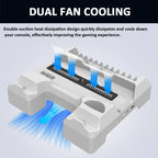 For PS5 iplay Dual-seat Charging and Cooling Base Bracket Storage Rack, HBP-348
