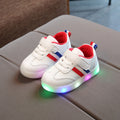 LED Light Up Casual Shoes Children Flat Board Shoes, 23, 24, 25, 26, 27, 28