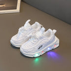Breathable Lightweight Soft Sole Luminous Sports Casual Shoes, 26, 27, 28, 29, 30