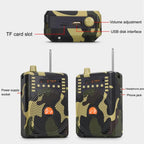48W Wireless Bluetooth Voice Amplifier with Remote Control Supports USB/TF Card Playback, EU Plug, UK Plug, AU Plug, US Plug