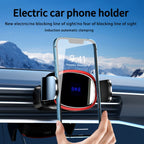 15W Car Wireless Charging Bracket Auto Induction Electric Navigation Bracket