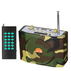 25W  Bluetooth Voice Amplifier Bird Hunting Speaker Supports USB/TF/FM 1000m Remote Control, EU Plug, US Plug