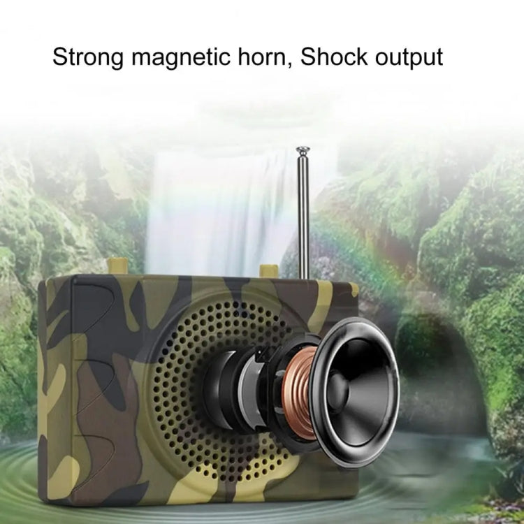 25W  Bluetooth Voice Amplifier Bird Hunting Speaker Supports USB/TF/FM 1000m Remote Control, EU Plug, US Plug