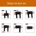 Sports Elbow Pads with Double Aluminum Plate Support Arm Sprain Fixed Protective Gear