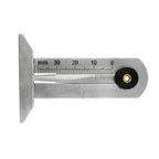 Stainless Steel Tire Tread Vernier Depth Gauge, 0-30mm, 0-50mm, 0-60mm