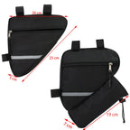 7 inch Bicycle Triangle Bag Outdoor Sports Cycling Gear Storage Bag, Without Water Cup Bag, With Water Cup Bag