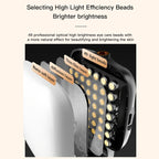 LED Mobile Phone Live Beauty Fill Light USB Charging Camera Pocket Light, Black, White