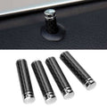 Carbon Fiber Door Interior Deadbolt Trim Cover, 4pcs/set